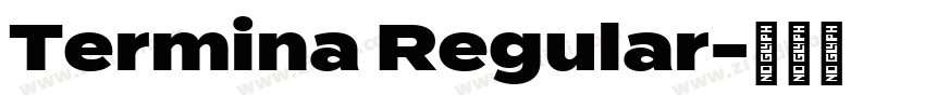 Termina Regular字体转换